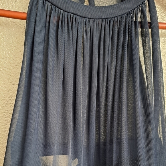 David's Bridal Bridesmaid Marine Dress Size 6 - Picture 7 of 8